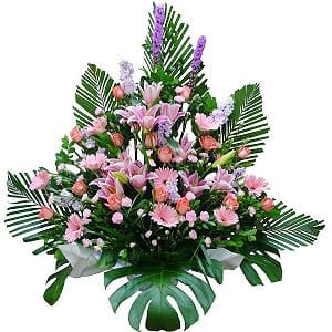 Grand Opening Flower Basket Stand flower-basket-1031