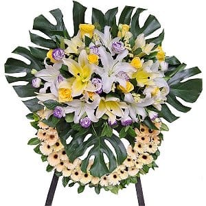 Funeral Flower Basket funeral-wreaths-319