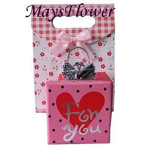 Music Box & Key Chain - Mays Flower Shop key-chain-300