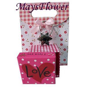 Music Box & Key Chain - Mays Flower Shop key-chain-310