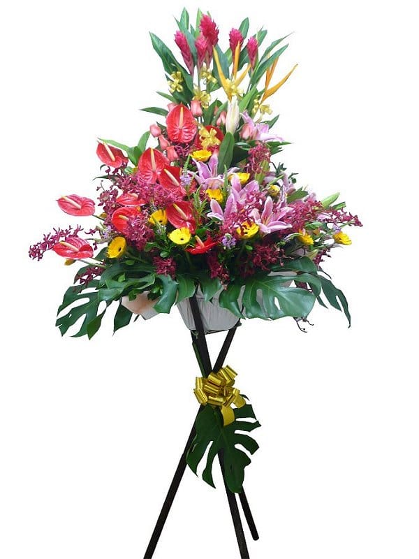 Grand Opening Flower Basket - flower-basket-0101