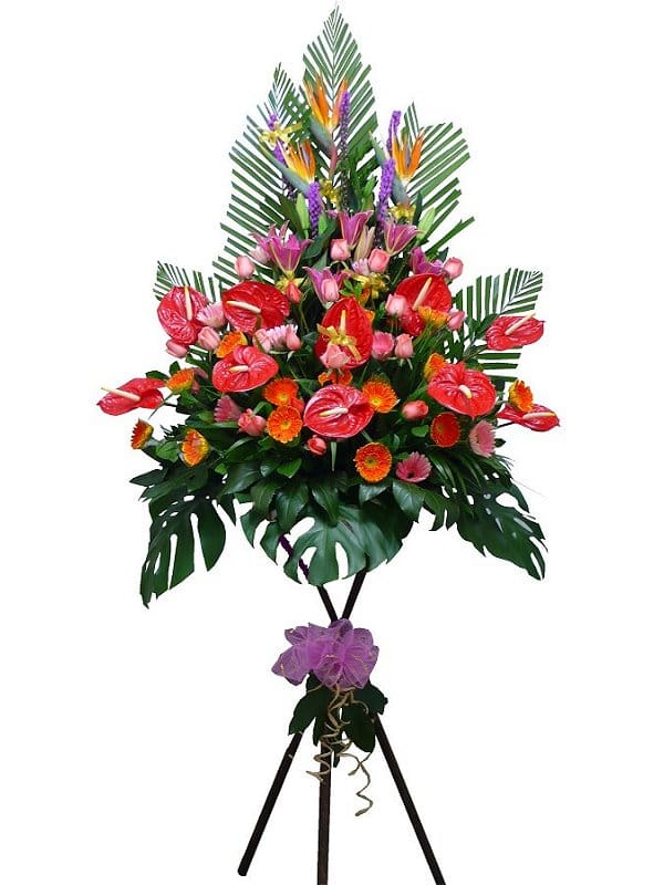 Grand Opening Flower Basket - flower-basket-0109