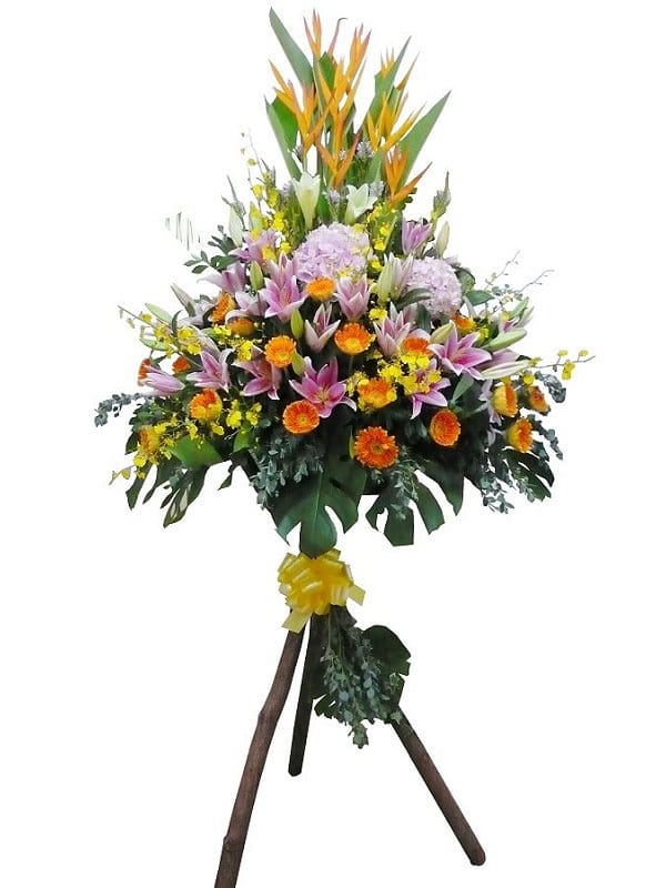 Grand Opening Flower Basket - flower-basket-0155