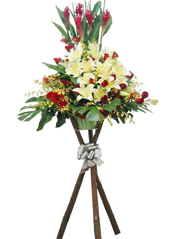 Grand Opening Flower Basket - flower-basket-0161
