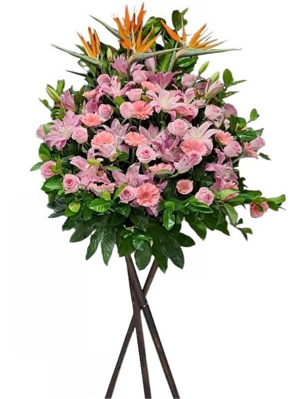 Grand Opening Flower Basket - flower-basket-0270