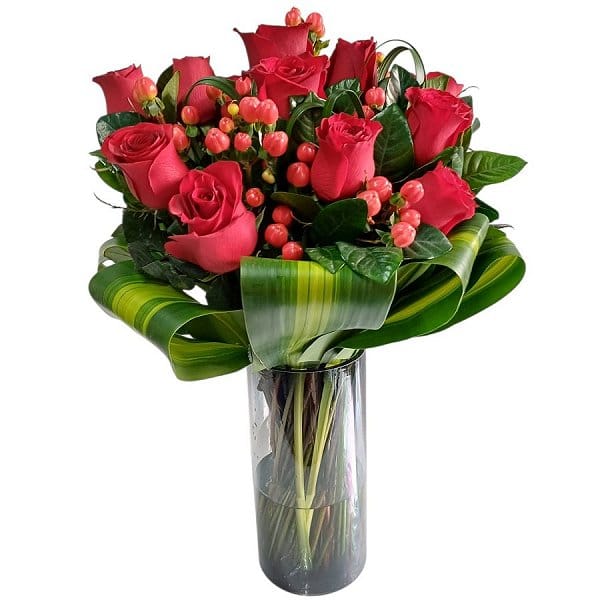Flower Arrangement in Vase - flower-in-vase-110