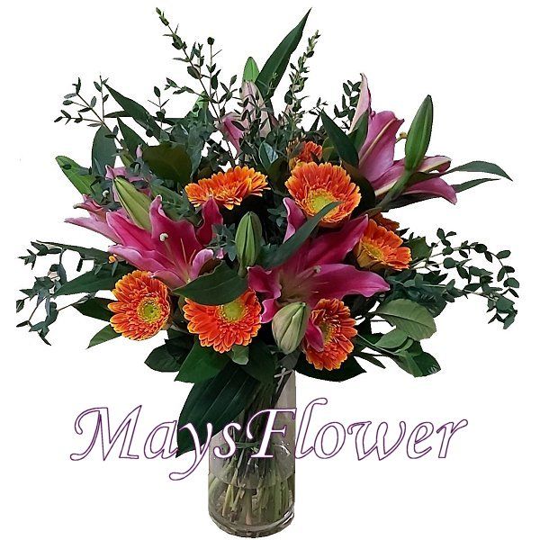 Flower Arrangement in Vase - flower-in-vase-108