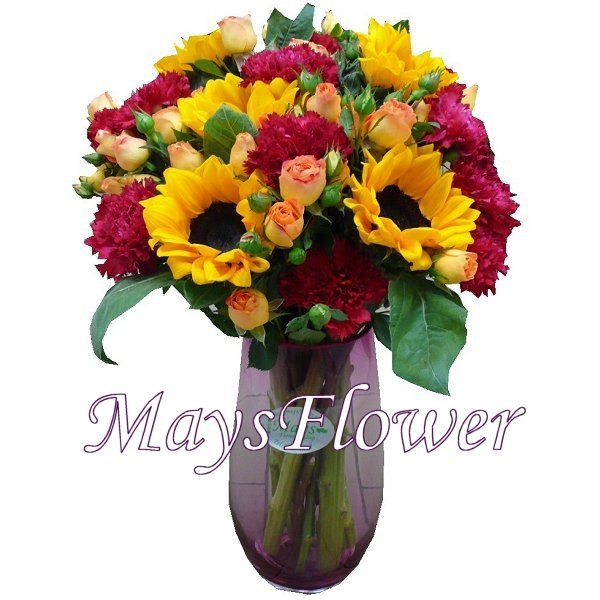 Flower Arrangement in Vase - flower-in-vase-116
